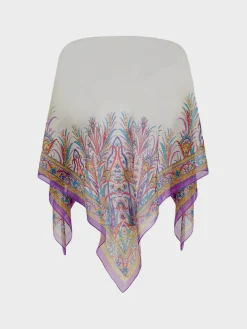 ETRO Camicie<CAMICIA BEACHWEAR COVER UPS Bianco, Giallo, Rosso, Viola