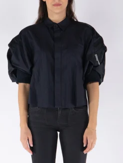 SACAI Camicie<CAMICIA CHALK STRIPE Blu