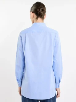 FAY Camicie<CAMICIA CON COLLETTO A VELA Azzurro