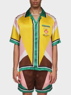 CASABLANCA Camicie<CAMICIA CUBAL Bianco, Giallo, Marrone, Rosa, Verde