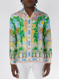CASABLANCA Camicie|Camicie<CAMICIA CUBAN COLLAR LONG SLEEVE UNISEX Multicolor