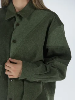 ETRO Camicie<CAMICIA DENIM VANESS Verde