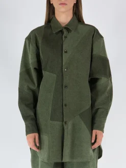 ETRO Camicie<CAMICIA DENIM VANESS Verde