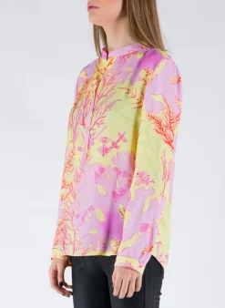 Camicie<CAMICIA EVA Giallo, Multicolor, Rosa