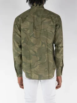TOM FORD Camicie<CAMICIA FLUID Verde