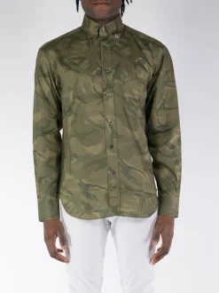 TOM FORD Camicie<CAMICIA FLUID Verde