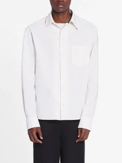LANVIN Camicie|Giacche<CAMICIA FOLDED Bianco