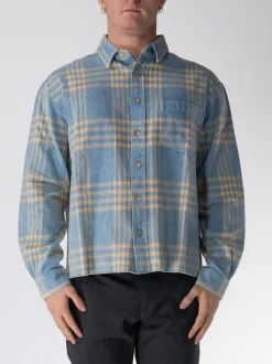 JOHN ELLIOTT Camicie<CAMICIA HEMI Azzurro, Giallo