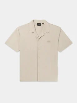 DAILY PAPER Camicie<CAMICIA LINEN SHORTSLEEVE Beige