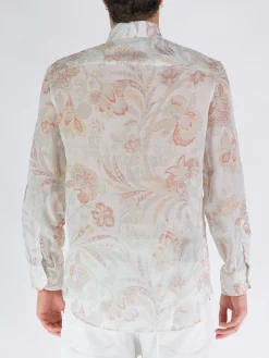 Camicie<CAMICIA OVER Arancione, Bianco, Giallo
