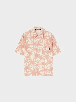 PALM ANGELS Camicie<CAMICIA PALM Bianco, Rosa