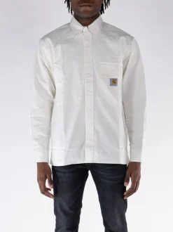 CARHARTT WIP Camicie<CAMICIA RENO Bianco