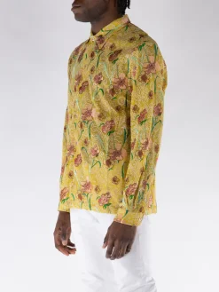 SÉFR Camicie<CAMICIA RIPLEY Giallo, Marrone