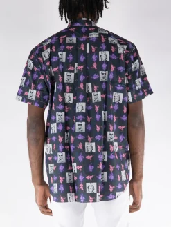 COMME DES GARCONS SHIRT Camicie<CAMICIA SHIRT WOVEN Grigio, Nero, Rosa, Viola