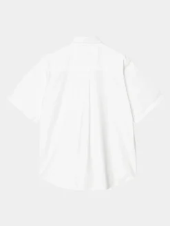 CARHARTT WIP Camicie<CAMICIA SHORTSLEEVE BRAXTON Bianco