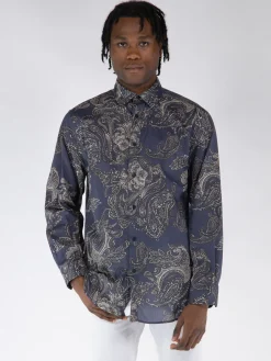 ETRO Camicie<CAMICIA SOHO Blu, Grigio, Nero