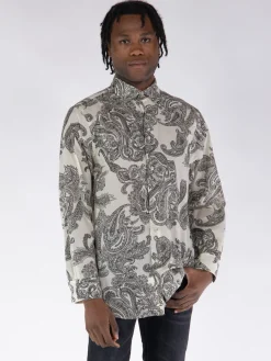 ETRO Camicie<CAMICIA SOHO Bianco, Nero