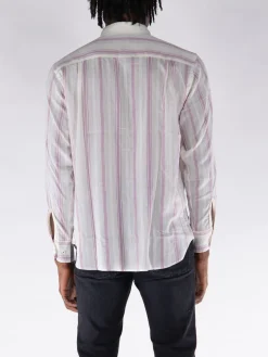 UNIVERSAL WORKS Camicie<CAMICIA SQUARE POCKET Bianco, Rosa
