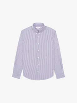 SPORTY&RICH Camicie<CAMICIA SRC BOTTONDOWN Bianco, Viola