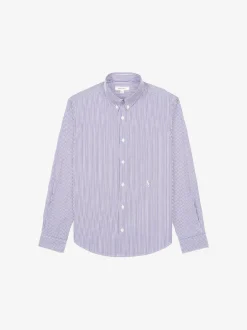 SPORTY&RICH Camicie<CAMICIA SRC BOTTONDOWN Bianco, Viola
