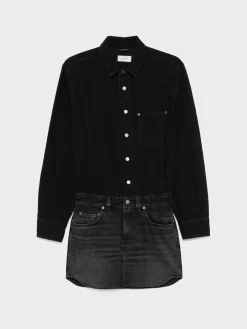 HAIKURE Camicie<CAMICIA TAMU Nero