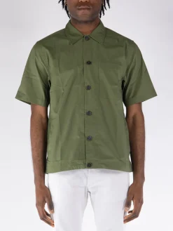 UNIVERSAL WORKS Camicie<CAMICIA TECH Verde