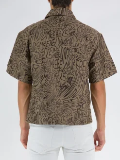 DOMREBEL Camicie<CAMICIA WAVY Marrone