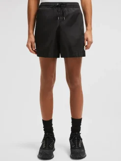 MONCLER Costumi Da Bagno<COSTUME LOGO MOTIF Nero