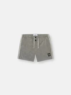 STONE ISLAND Costumi Da Bagno<COSTUME NYLON METAL IN ECONYL Bianco, Grigio, Nero