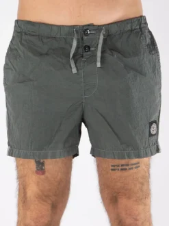 STONE ISLAND Costumi Da Bagno<COSTUME NYLON METAL IN ECONYL Bianco, Grigio