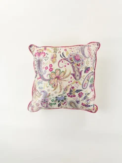 ETRO HOME ACCESSORY Complementi D'Arredo|Cuscini E Plaid<CUSCINO IN COTONE CON STAMPA PAISLEY Multicolor