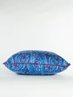 ETRO HOME ACCESSORY Accessori Decorativi|Complementi D'Arredo<CUSCINO PAISLEY Bianco, Blu, Rosso