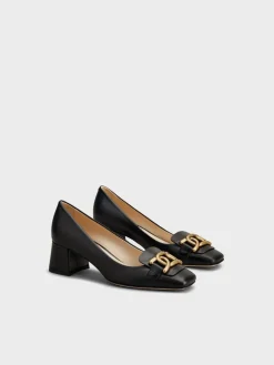 TOD'S Scarpe Con Tacco<DÉCOLLETÉ KATE IN PELLE Nero