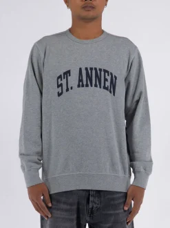 POP TRADING COMPANY Felpe<FELPA ANNEN GIROCOLLO Grigio