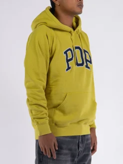 POP TRADING COMPANY Felpe<FELPA ARCH CON CAPPUCCIO Verde