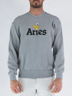 ARIES Felpe<FELPA AYE DUCK Grigio