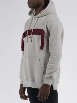 LANVIN Felpe<FELPA CLASSIC OVERSIZED Grigio, Nero, Rosso