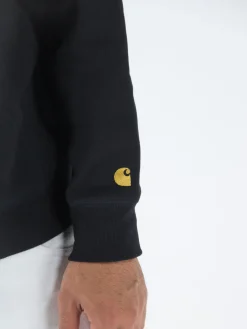 CARHARTT WIP Felpe<FELPA CON CAPPUCCIO CHASE Nero