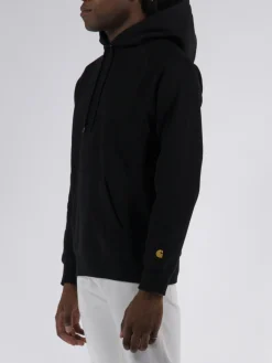 CARHARTT WIP Felpe<FELPA CON CAPPUCCIO CHASE Nero