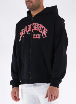 SALUTE-EVAE Felpe<FELPA CON LOGO Bianco, Nero, Rosso