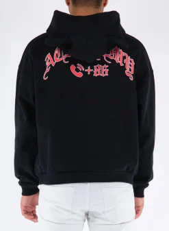 SALUTE-EVAE Felpe<FELPA CON LOGO Bianco, Nero, Rosso
