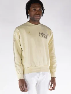 ARIES Felpe<FELPA CREW AGED HARDCORE Beige