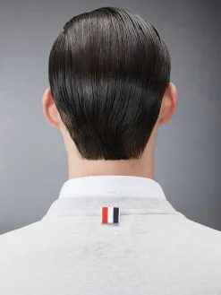 THOM BROWNE Felpe<FELPA CREWNECK IN CLASSIC LOOPBACK Grigio