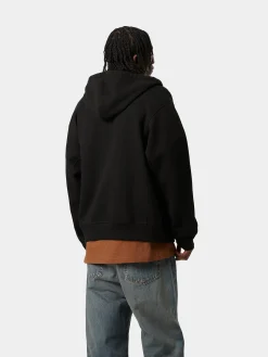 CARHARTT WIP Felpe<FELPA FULL ZIP AMERICAN SCRIPT Nero