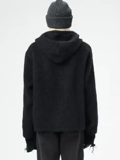 OUR LEGACY Felpe<FELPA FULL ZIP HOOD Nero