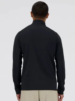 NEW BALANCE Felpe<FELPA FULL ZIP TECH KNIT Bianco, Nero