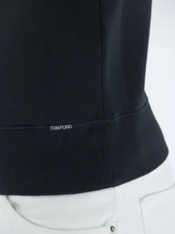 TOM FORD Felpe<FELPA GARMENT DYED Nero