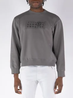 MM6 MAISON MARGIELA Felpe<FELPA GIROCOLLO Grigio