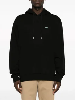 ARTE Felpe<FELPA HOODIE ABSTRACT Bianco, Nero, Lime