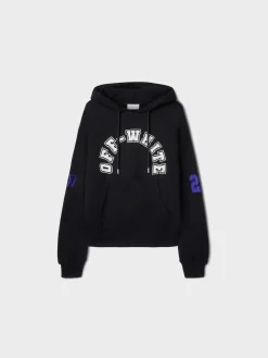 OFF-WHITE Felpe<FELPA HOODIE FOOTBALL Bianco, Nero